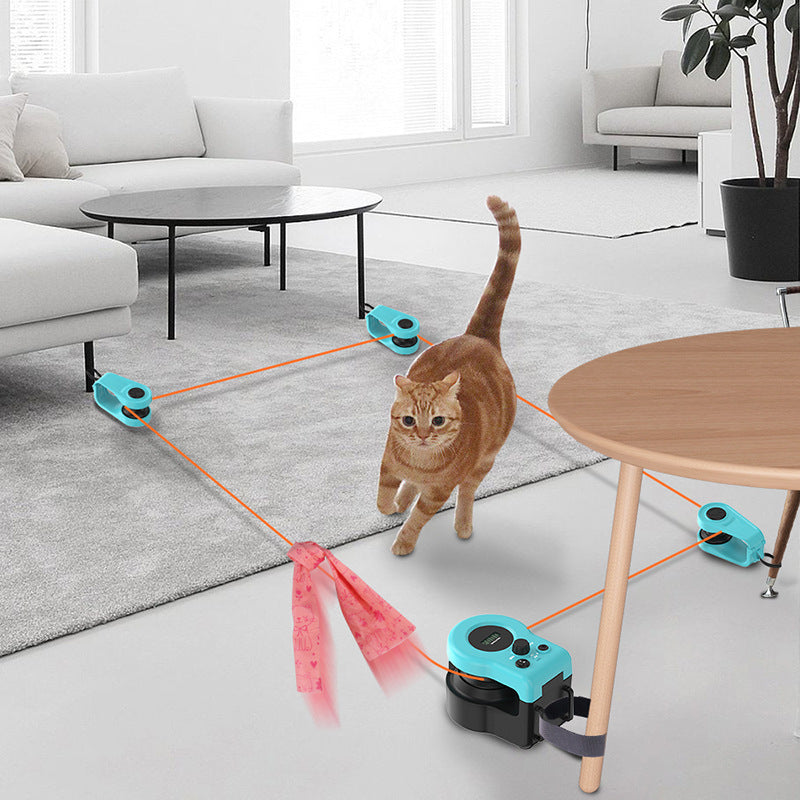🐱 Hunter’s Zoomies Activated! Fun RC Toy with Sounds to Keep Your Cat Lean & Energetic! 🎮🏃‍♂️