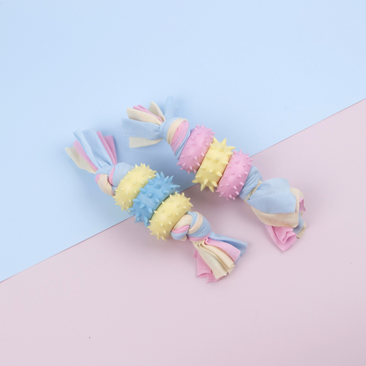 Dog TPR Chew Tug Rope Toys