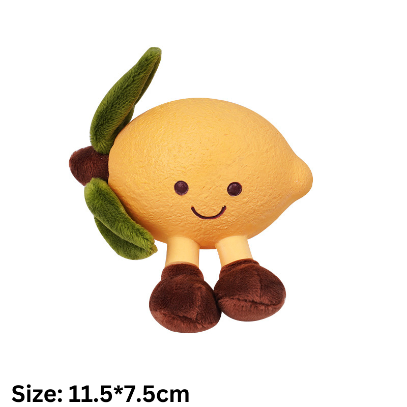 Fruity Fun Squeak Latex Plush Sound Dog Toy