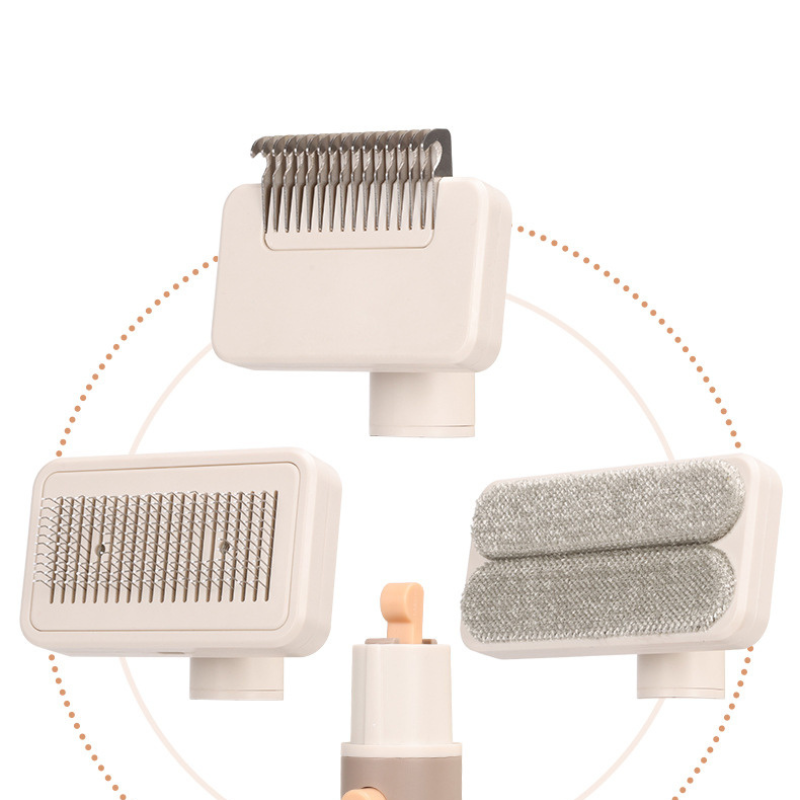 3 in 1 Multifunctional Pet Hair Removal Detangling Brush Comb