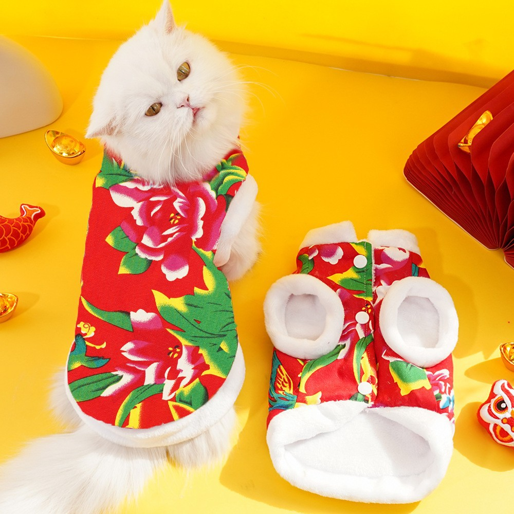 🎇 Family Ties, Fu in Style: Match Your Pet in Auspicious New Year Jackets