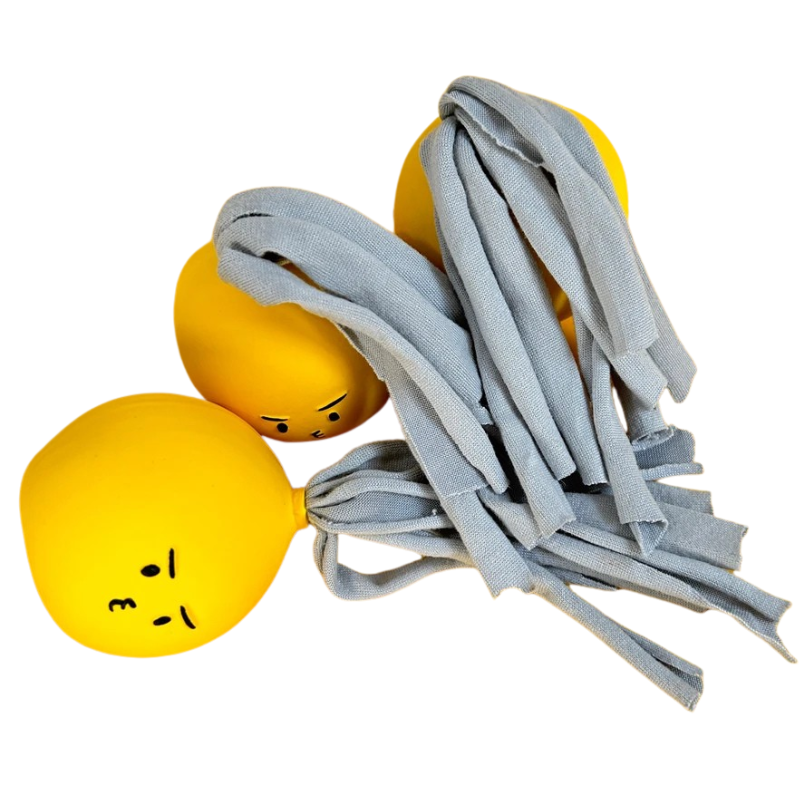 Dog Latex Chew Ball With Funny Expressions