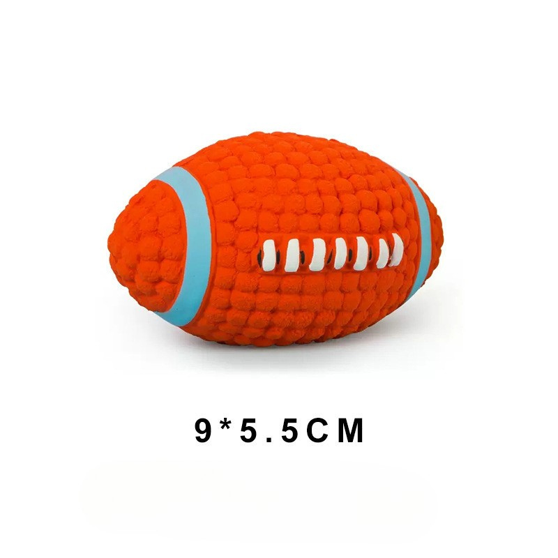 🐶 Super Bowl for Pups! Dental Chew Squeaker Ball – Champion Fun + Healthy Smiles 🏈