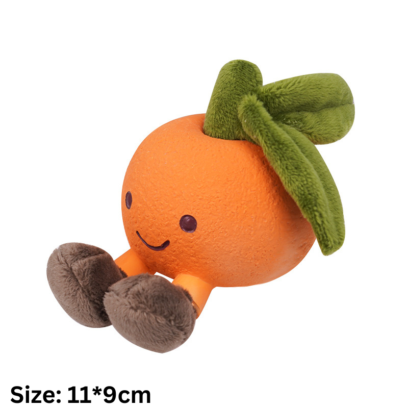Fruity Fun Squeak Latex Plush Sound Dog Toy