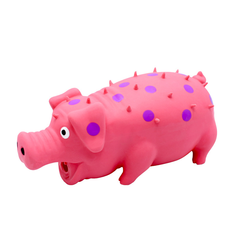 Latex Plush Pig Squeaky Dog Toy