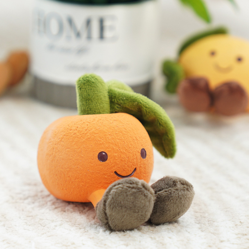 Fruity Fun Squeak Latex Plush Sound Dog Toy