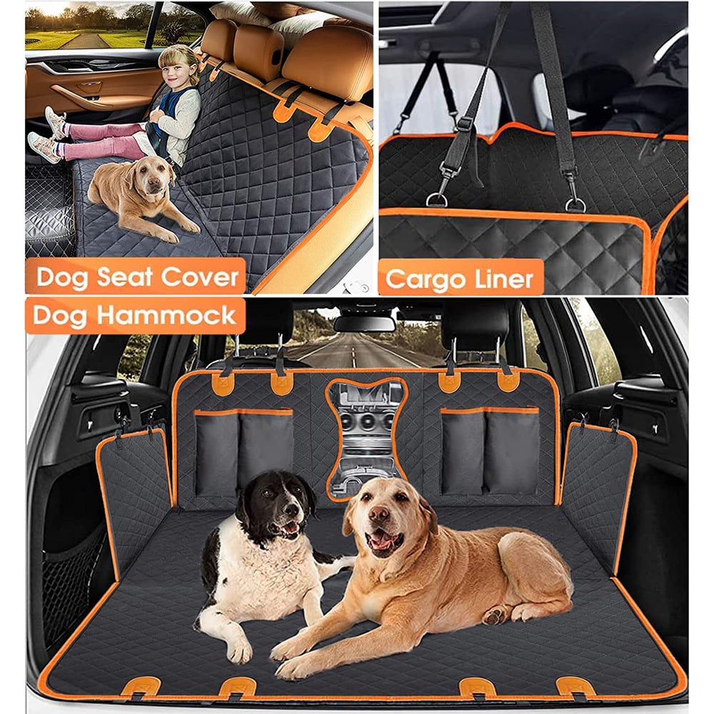 🐶 Hard Bottom Dog Car Seat Cover: Waterproof & Non-Slip + FREE SHIPPING
