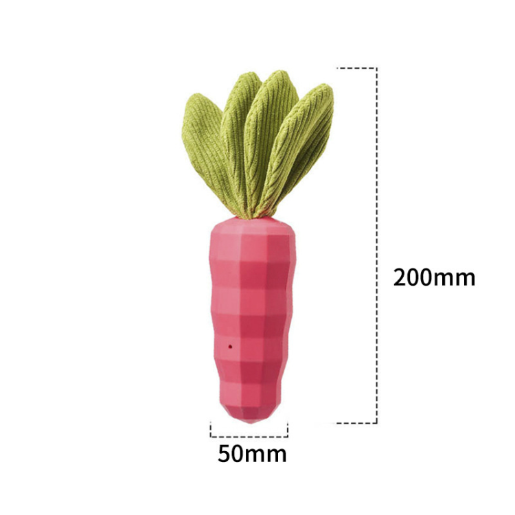 🥕 Crunch, Squeak, Bounce! Durable Carrot Dog Toy with Crinkle Paper & Squeaker 🐾