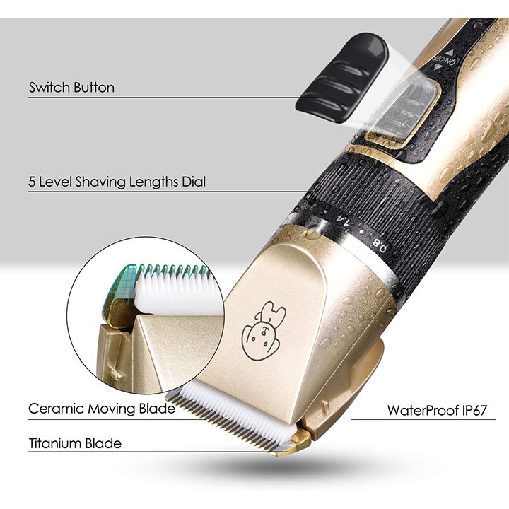 Low Noise Pet Grooming Clipper
