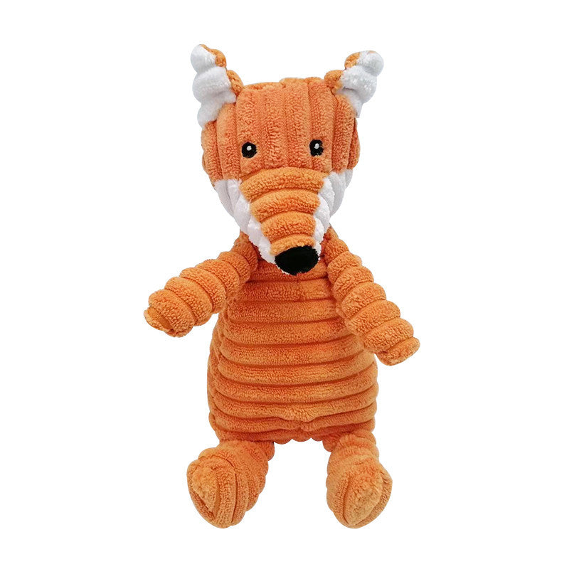 Pet Plush Zoo Family Squeaky Toys