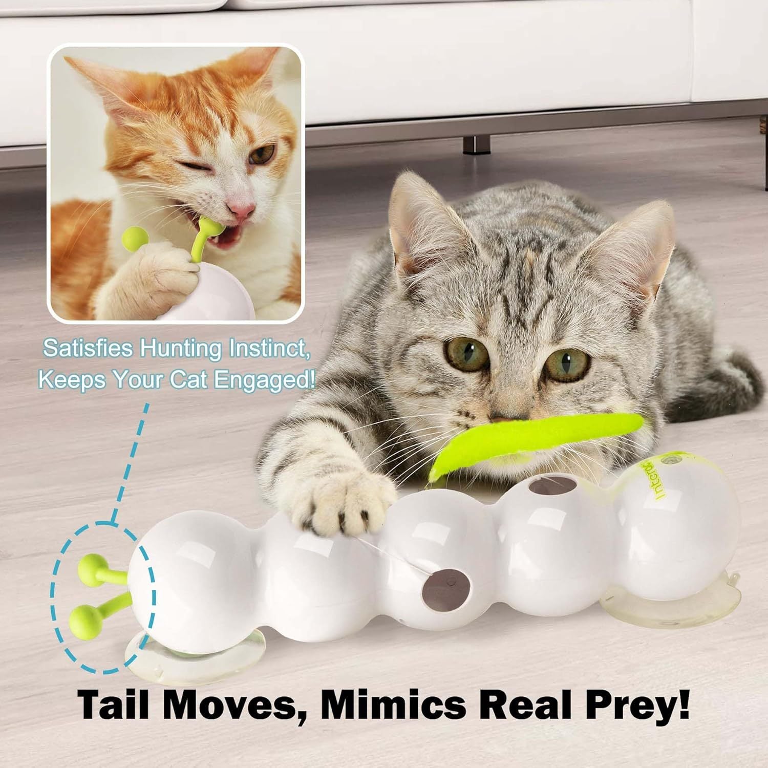 ⚡ 50% OFF FLASH SALE: Electric Feather Tail Cat Teaser Toy | Only $36.79 (Reg. $73.58)! ⚡