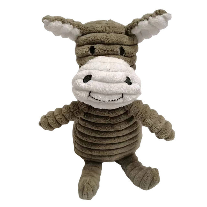 Pet Plush Zoo Family Squeaky Toys