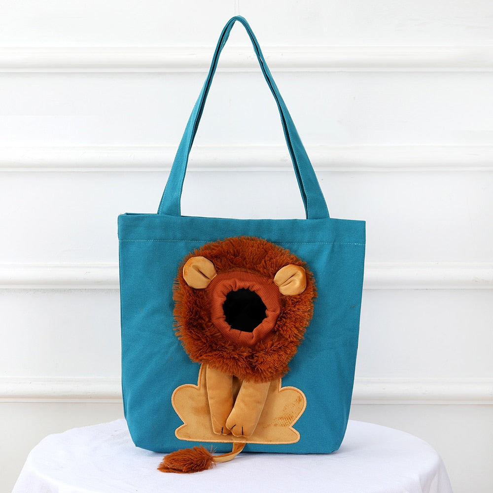🔥 Lion Shaped Cat Carrier Bag: Turn Your Fur Baby Into a King! 🦁🐱