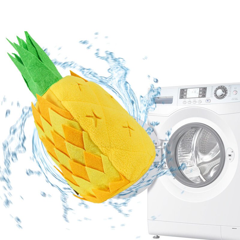 Pineapple Plush Squeak Dog Snuffle Toy