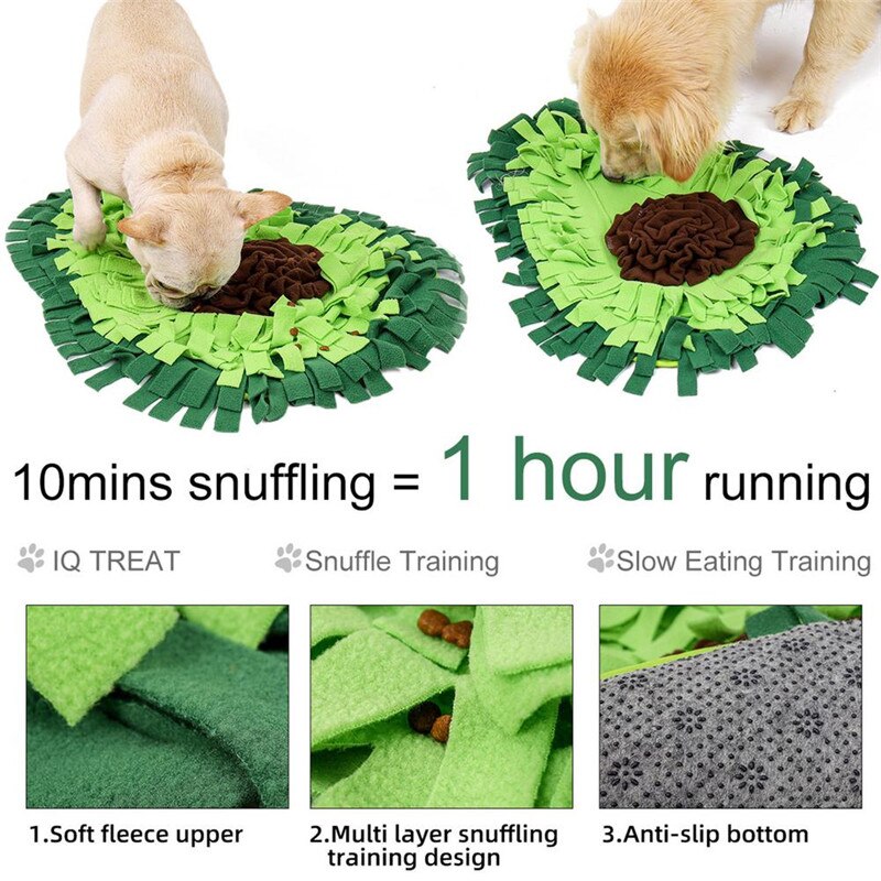 Avocado Pet Dog Snuffle Mat Nose Smell Training Toy