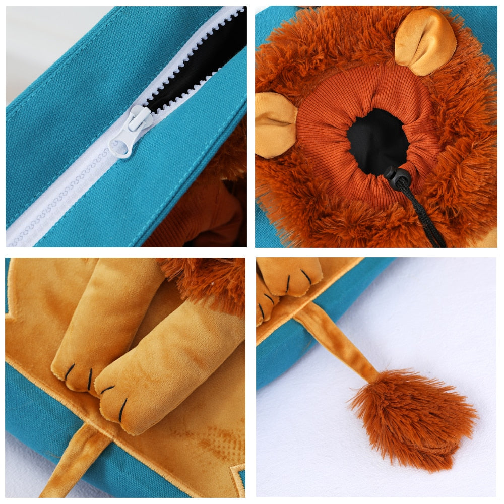 🔥 Lion Shaped Cat Carrier Bag: Turn Your Fur Baby Into a King! 🦁🐱
